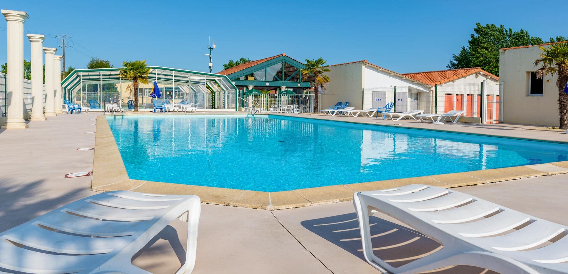 camping heated swimming pool vendee